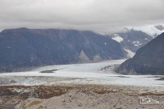 O glaciar Los Exploradores, no vale de mesmo nome, perto da Carretera Austral, região de Puerto Rio Tranquilo, no sul do Chile